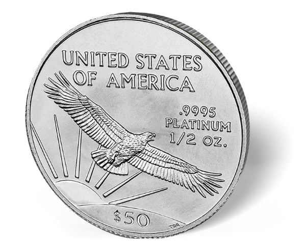 Picture of 1/2 oz American Platinum Eagle - Common Date