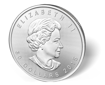 Picture of 1 oz Canadian Palladium Maple Leaf - 2015