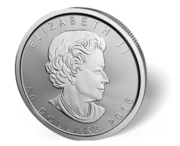 Picture of 1 oz Canadian Platinum Maple Leaf - 2016