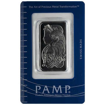 Picture of PLATINUM BARS 1 OZ PAMP