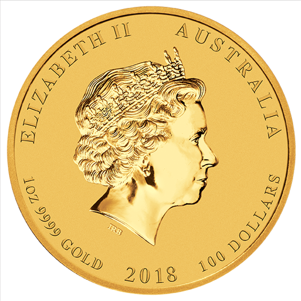 Picture of 2018 1 oz Perth Gold Dog