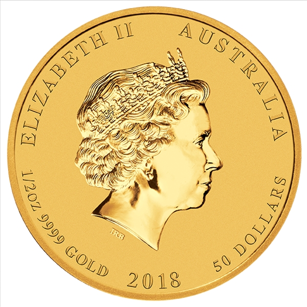 Picture of 2018 1/2 oz Perth Gold Dog