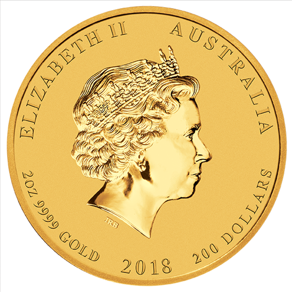 Picture of 2018 2 oz Perth Gold Dog