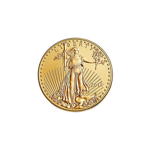 Picture of 2018 1/10 oz American Gold Eagle