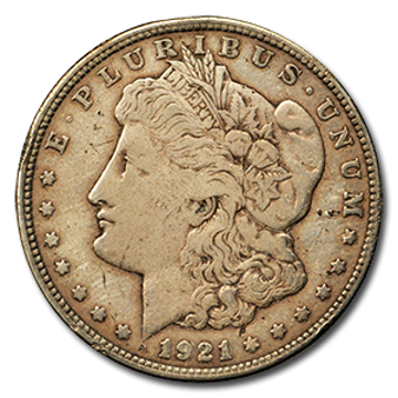 Picture of 1921 Morgan Silver Dollar (VG-EF)