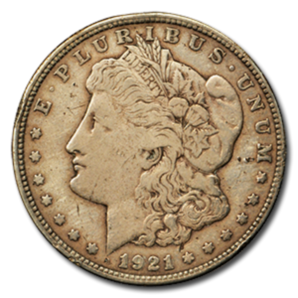 Picture of 1921 Morgan Silver Dollar (VG-EF)