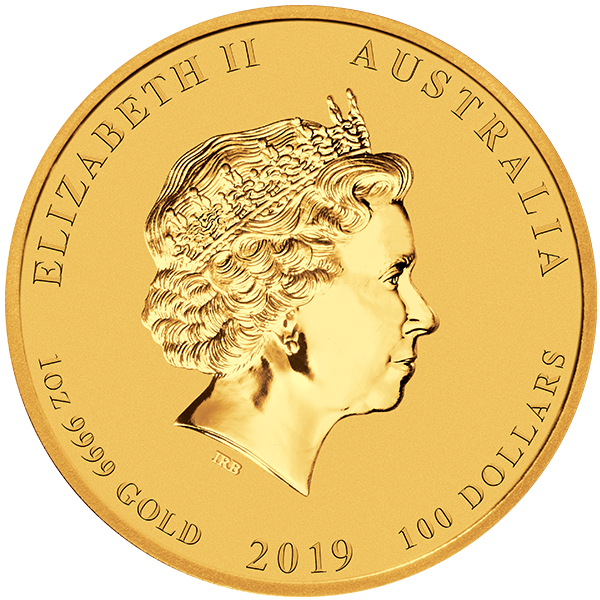 Picture of 2019 1 oz Perth Mint Gold Pig