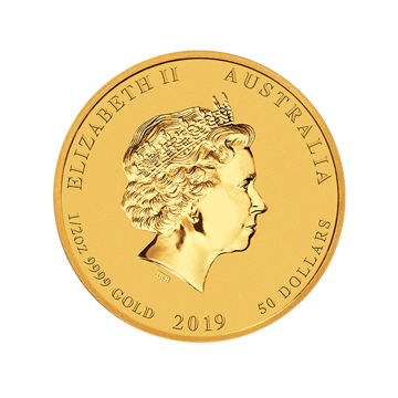 Picture of 2019 1/2 oz Perth Mint Gold Pig