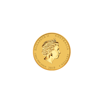 Picture of 2019 1/20 oz Perth Mint Gold Pig