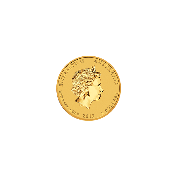 Picture of 2019 1/20 oz Perth Mint Gold Pig