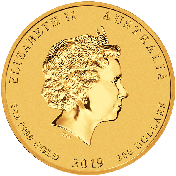 Picture of 2019 2 oz Perth Mint Gold Pig