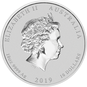 Picture of 2019 10 oz Australian Silver Pig