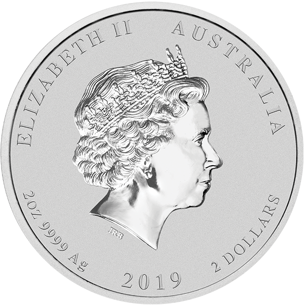 Picture of 2019 2 oz Australian Silver Pig