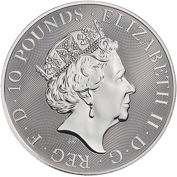 Picture of 2019 10 oz British Silver Queens Beast Unicorn