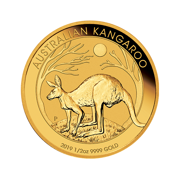 Picture of 2019 1/2 oz Australian Gold Kangaroo