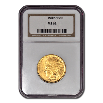 Picture of 1912 $10 Indian Gold Coin MS62