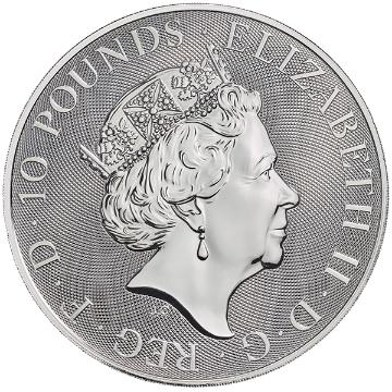 Picture of 2020 10 oz British Silver Queens Beast Falcon