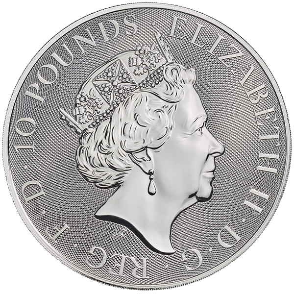 Picture of 2020 10 oz British Silver Queens Beast Falcon