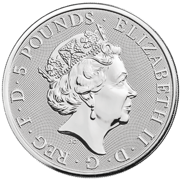 Picture of 2020 2 oz British Silver Queens Beast White Lion Of Mortimer