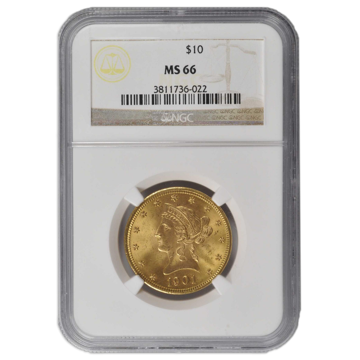 Picture of 1879 $10 Liberty Gold Coin MS66