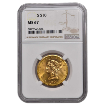 Picture of 1879S $10 Liberty Gold Coin MS67