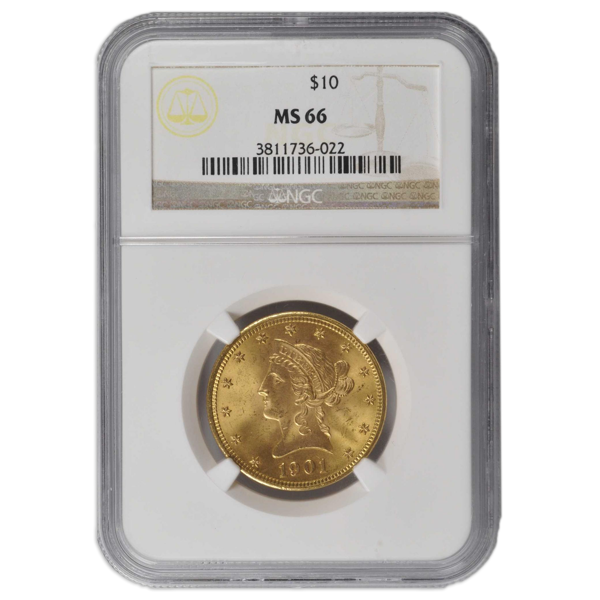 Picture of 1886S $10 Liberty Gold Coin MS66