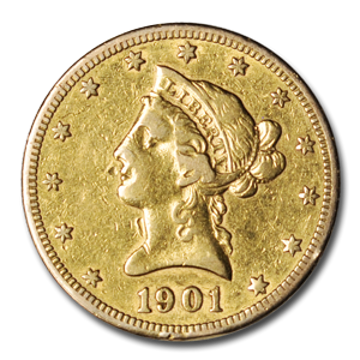 Picture of $10 Liberty Gold Coins AU